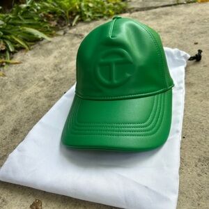 BNWT Telfar Vegan Logo Embossed Hat, Green